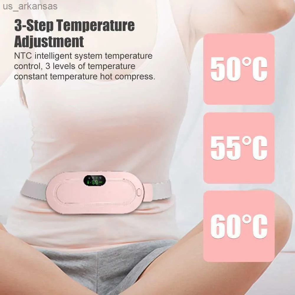 3 Heat Levels, 4 Massage Modes – Fast Relief for Menstrual Cramps